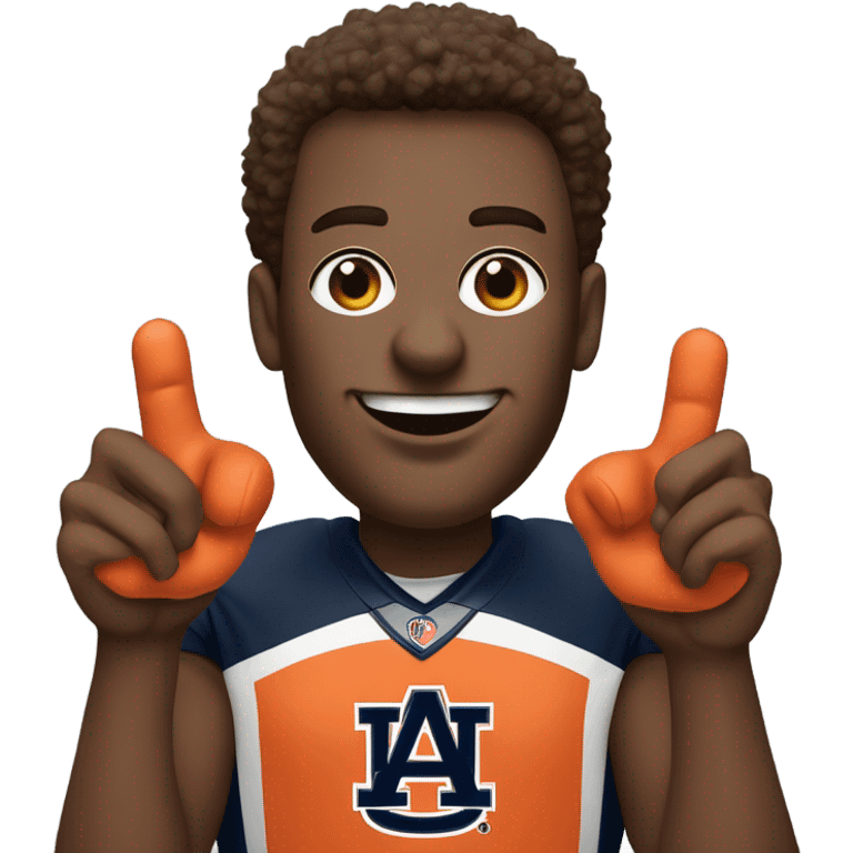 Auburn University sports fan emoji