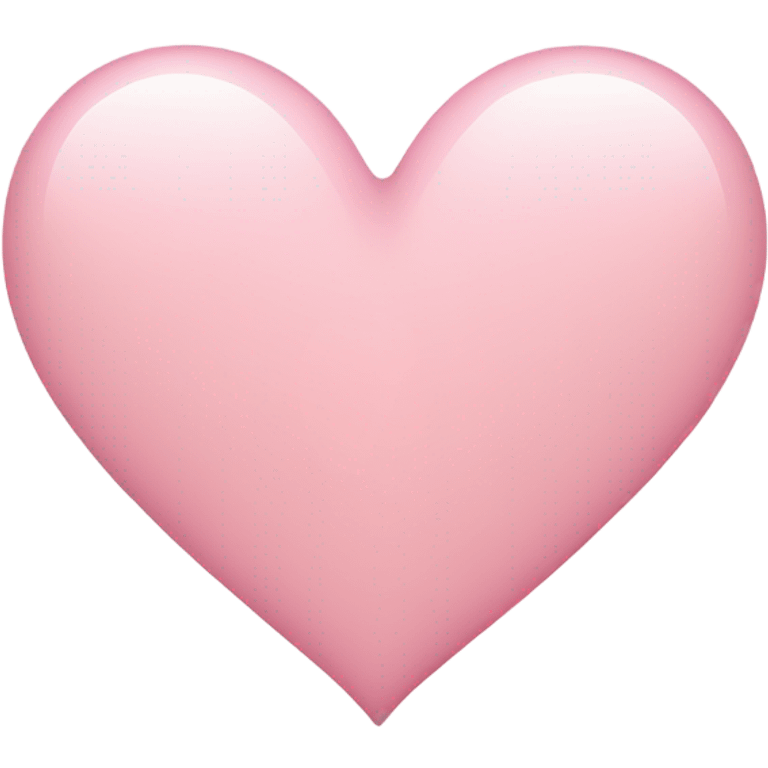 light pink heart  emoji