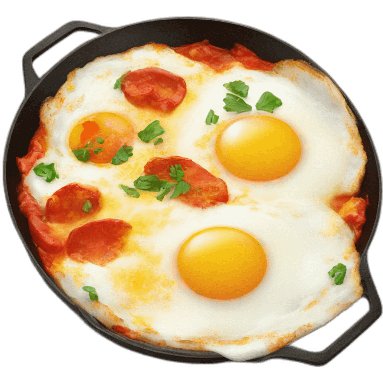 shakshuka with one egg only emoji