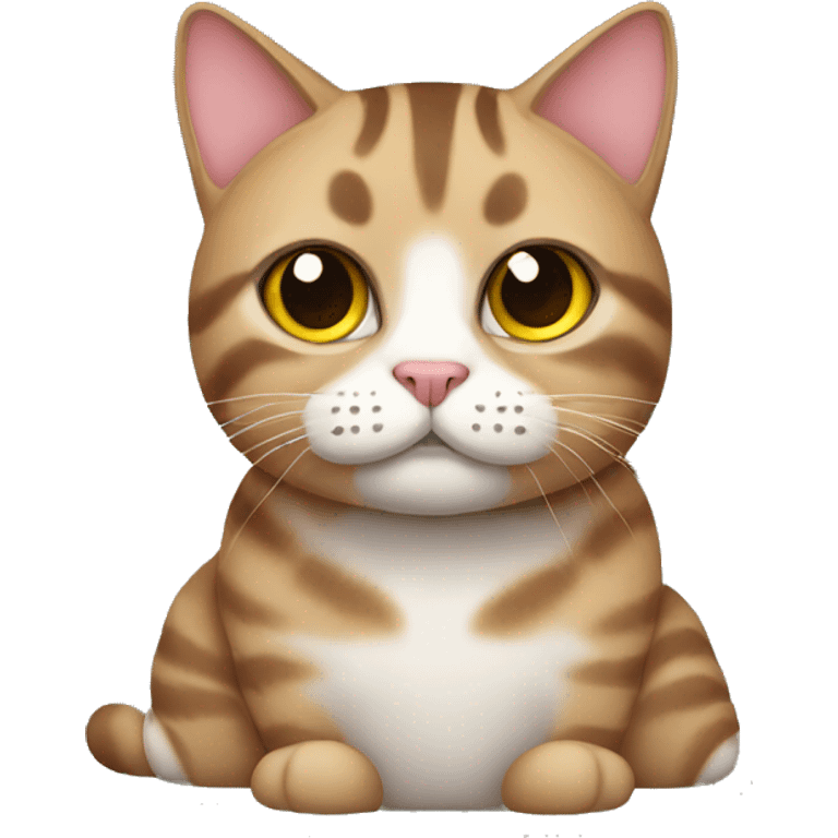 chunky tabby cat emoji