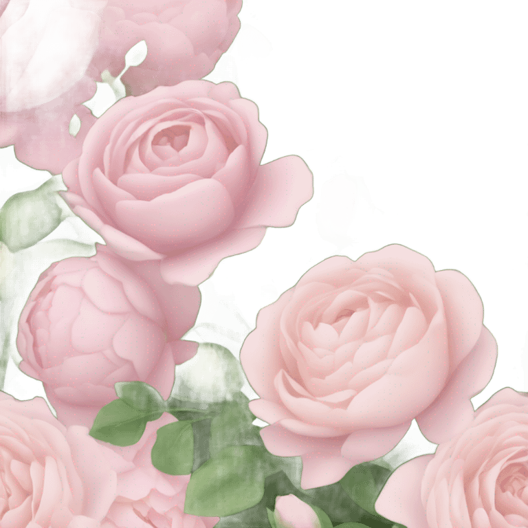 pale pink flower bouquet  emoji