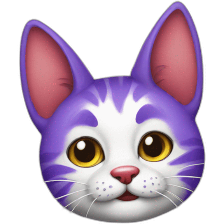 Clown cat emoji