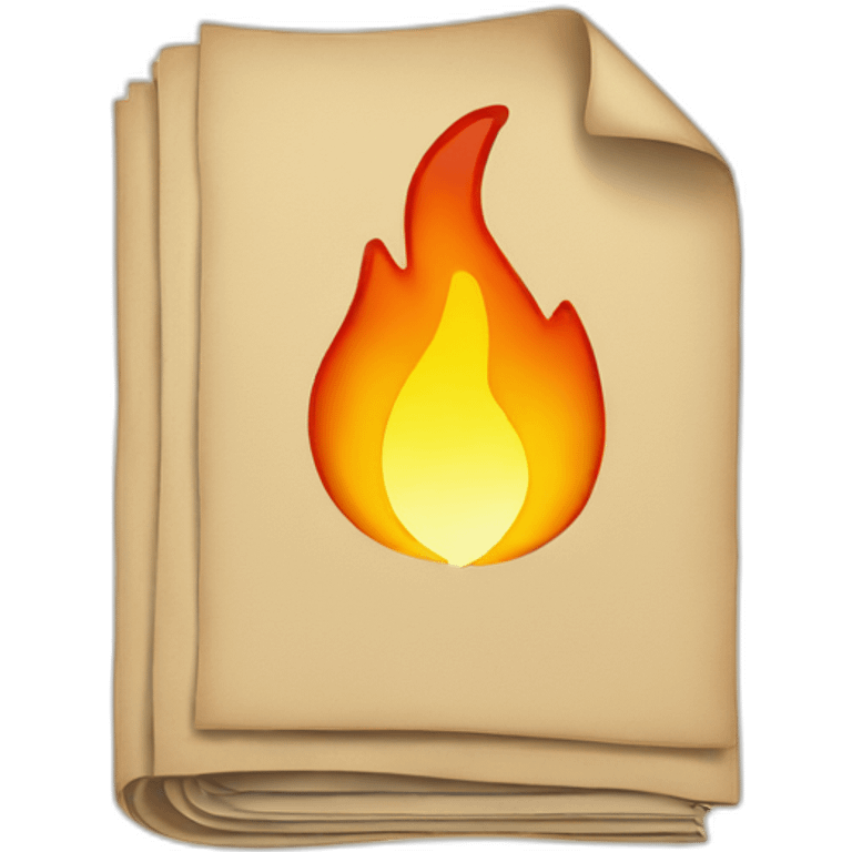 Documents plus fire emoji