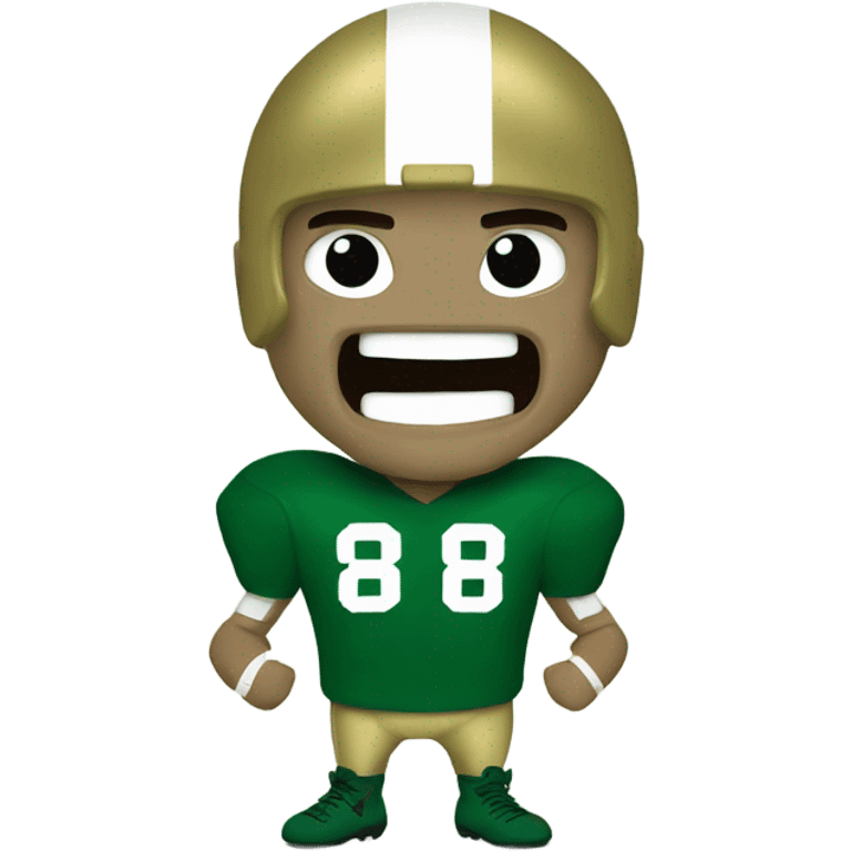 Fighting Irish football  emoji