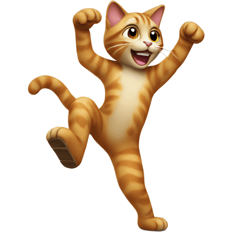 Cat dancing  emoji