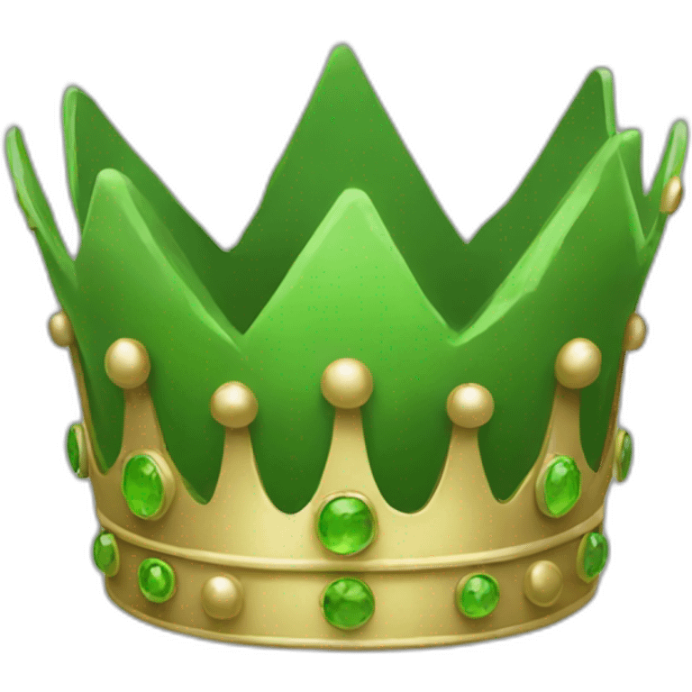 green crown emoji