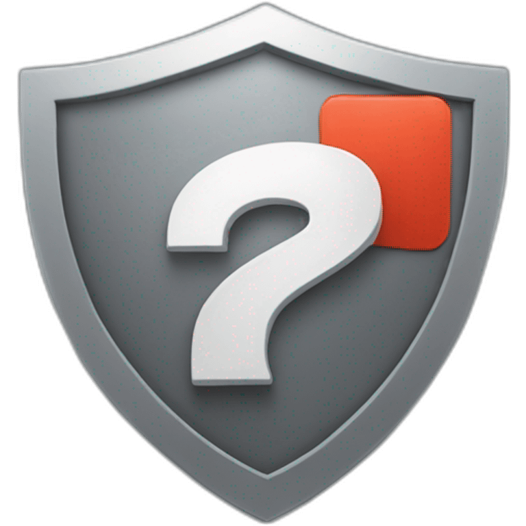 checkmark on the gray shield emoji