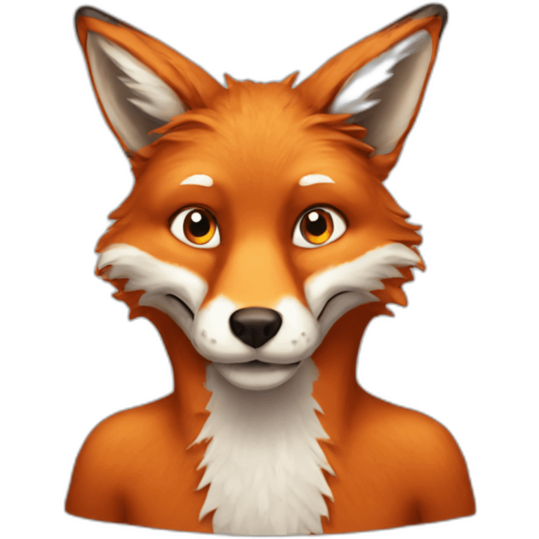 Ugly fox  emoji