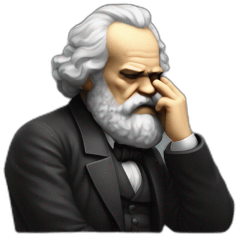 karl marx facepalm emoji