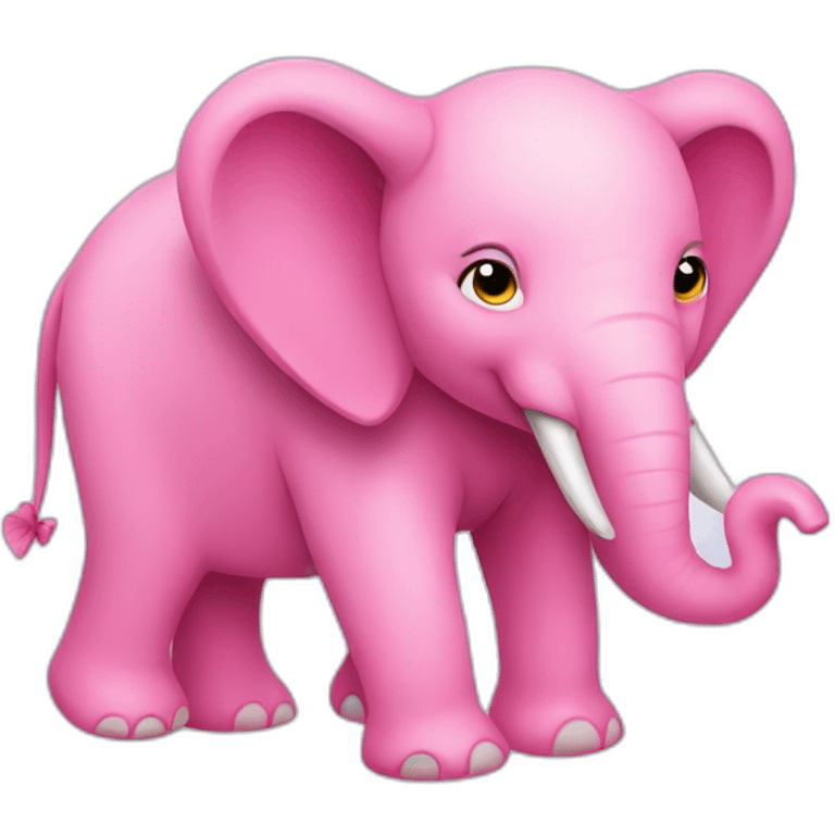 pink elephant emoji