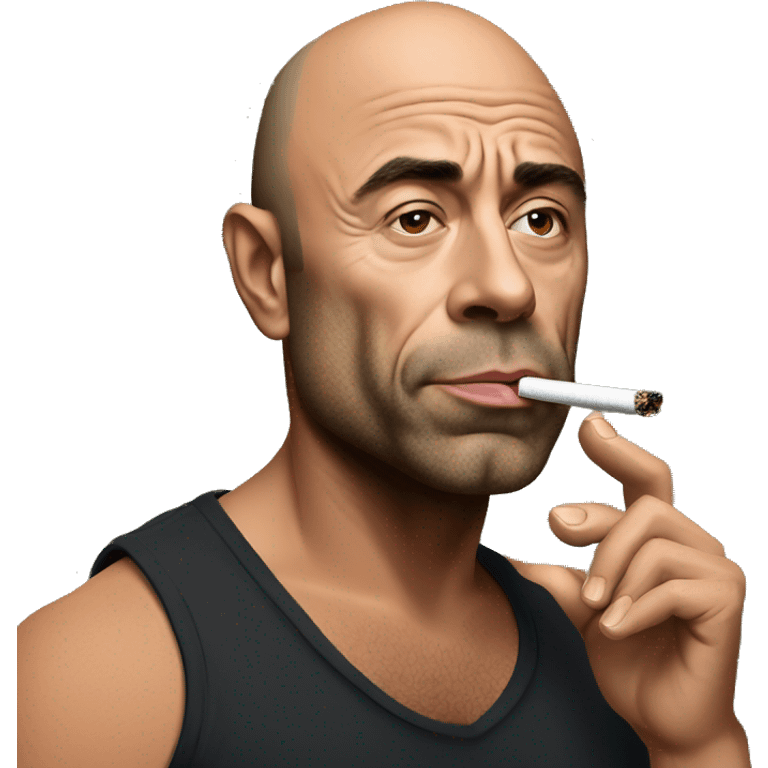 Joe Rogan smoking Cig emoji