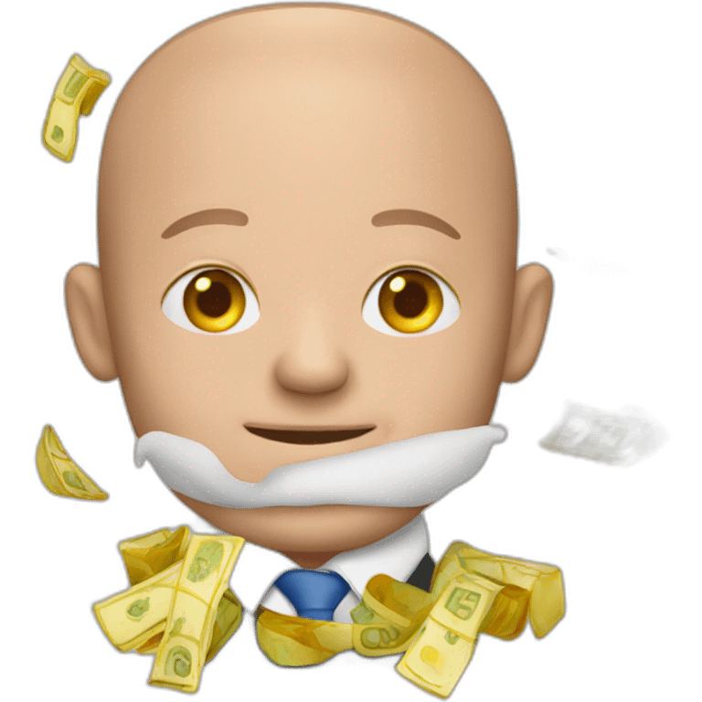 scholz with euros emoji