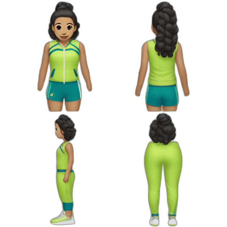 Xochitl Gomez sporty clothes emoji