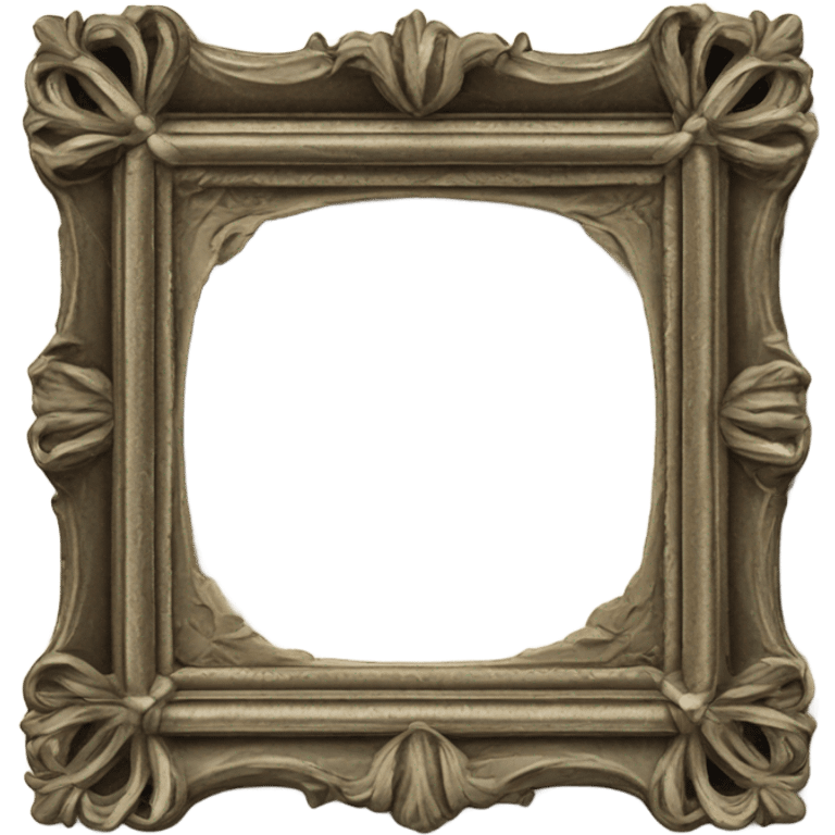 old fashioned thin frame emoji