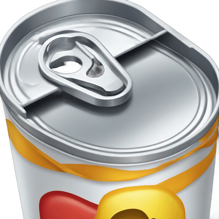 A can opening ￼ emoji