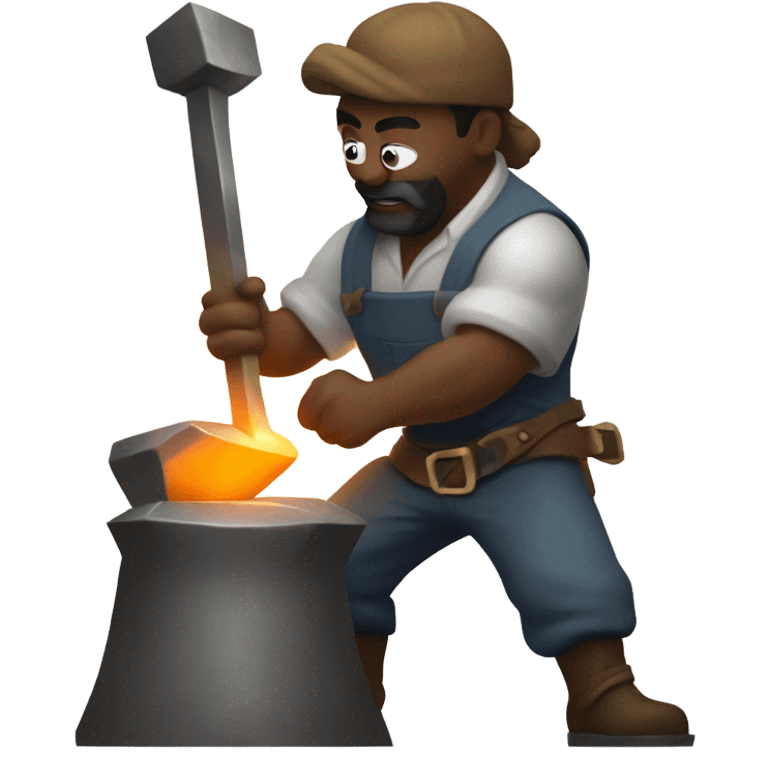 blacksmith hammer forge emoji