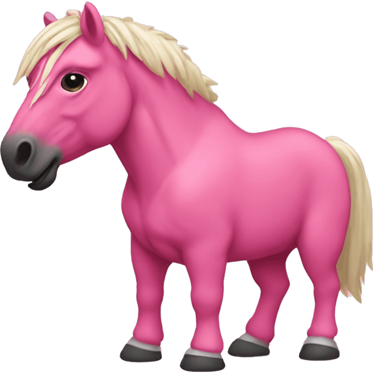 pink bronco  emoji