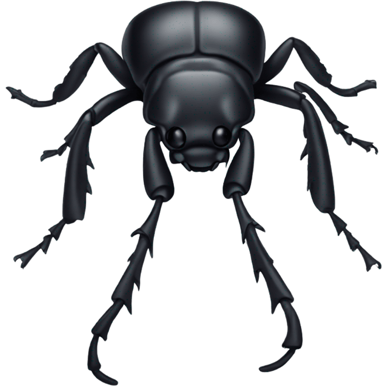 Black beetle emoji