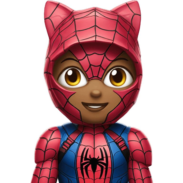 hello kitty in spider-man  emoji