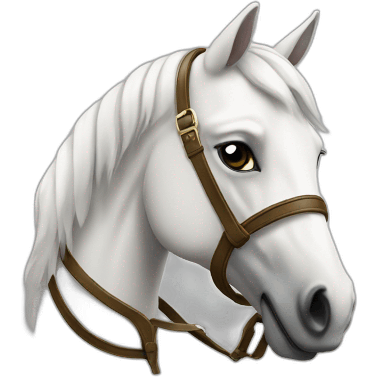 Cheval blanc emoji