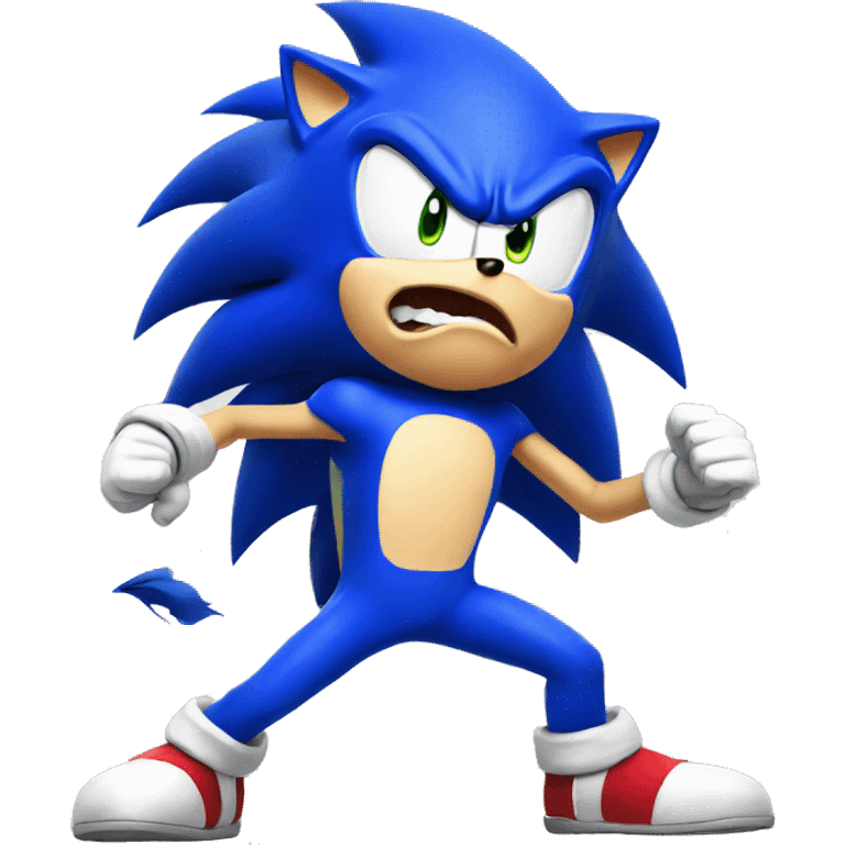 Angry Sonic emoji