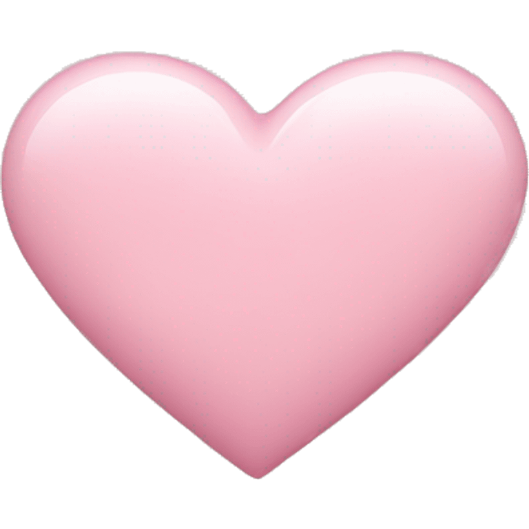 light pink heart emoji