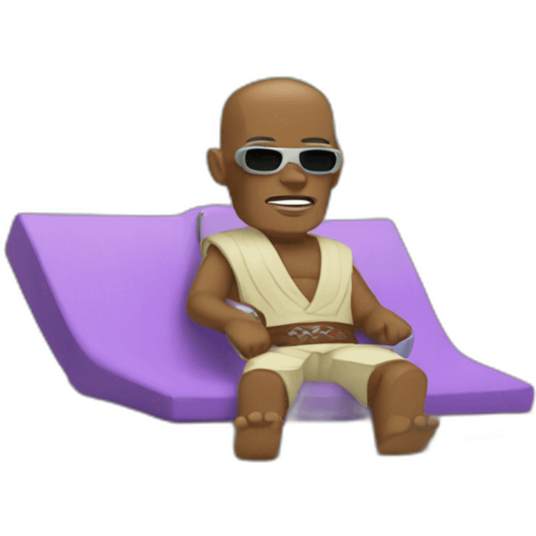 Mace Windu on vacation emoji