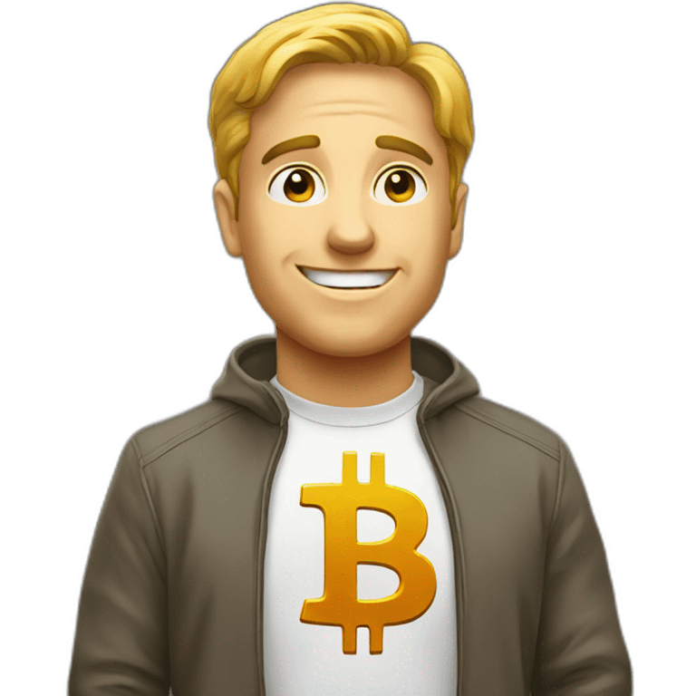 bitcoin up emoji