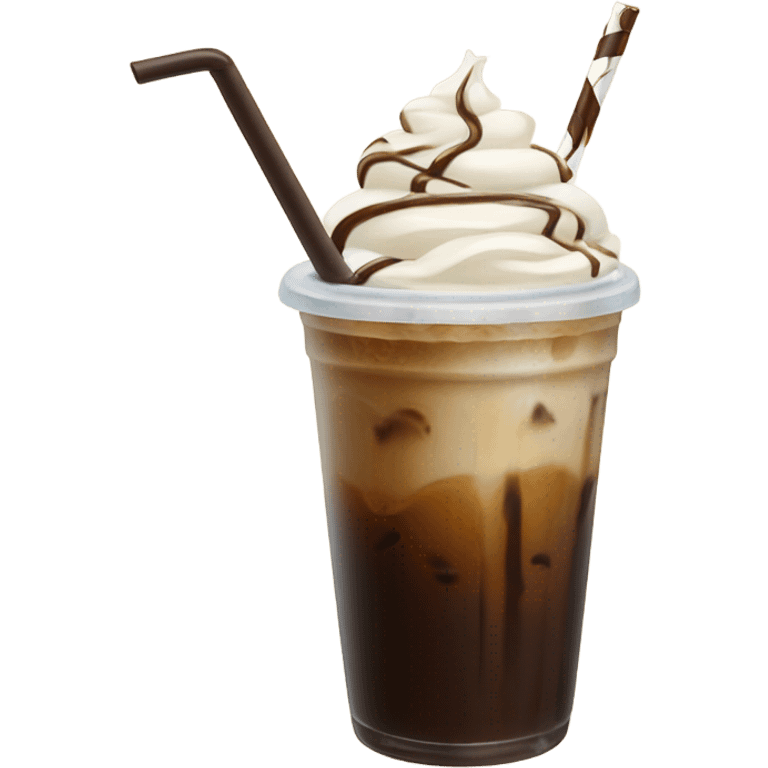 Iced coffee emoji