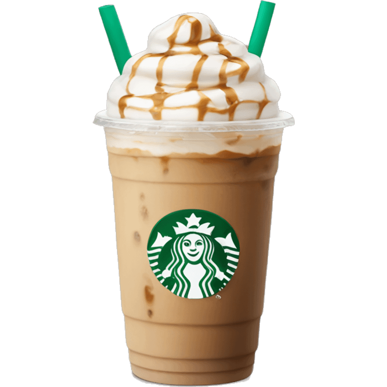 Starbucks iced latte emoji