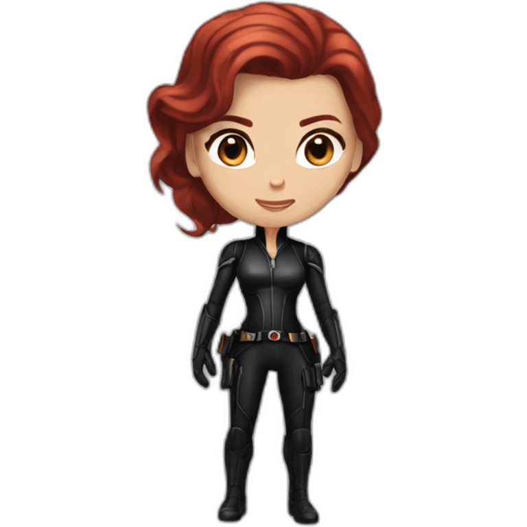 black widow avengers emoji