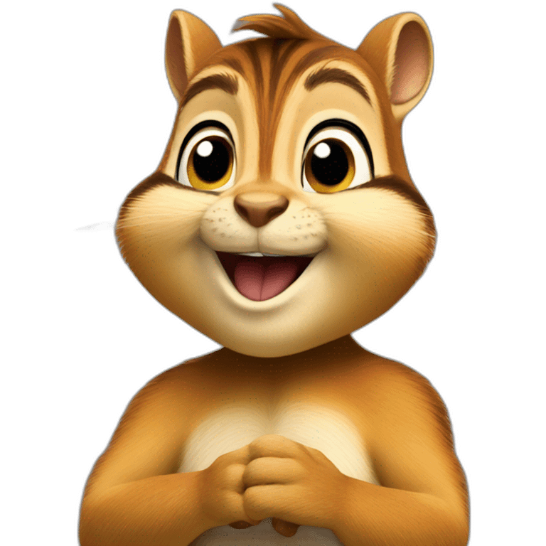 Chipmunks with Appel emoji