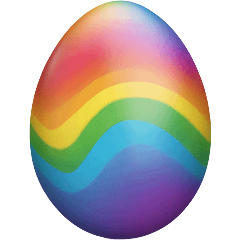 rainbow egg emoji