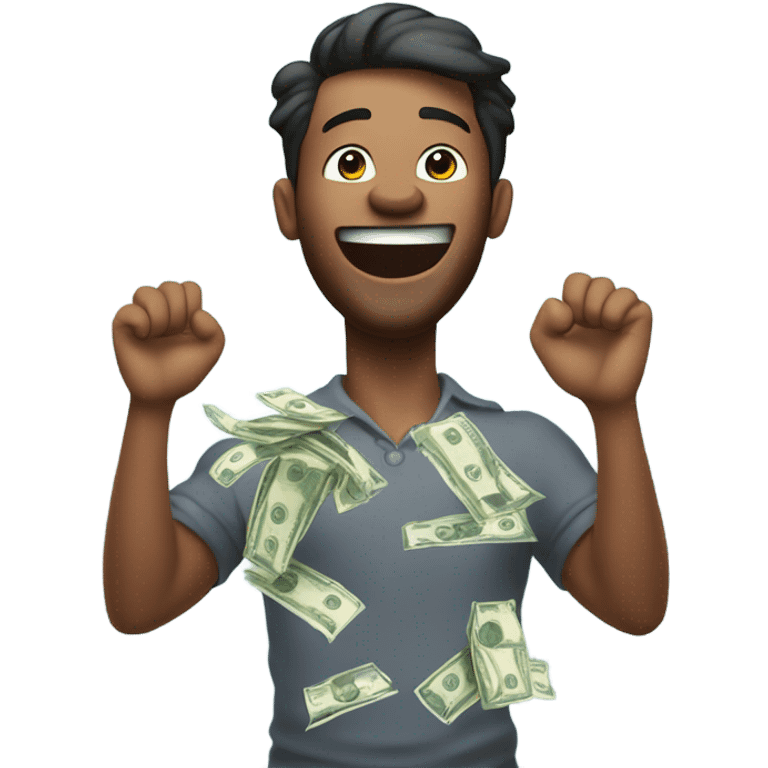  man throwing money emoji