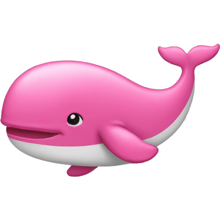 Pink whale emoji