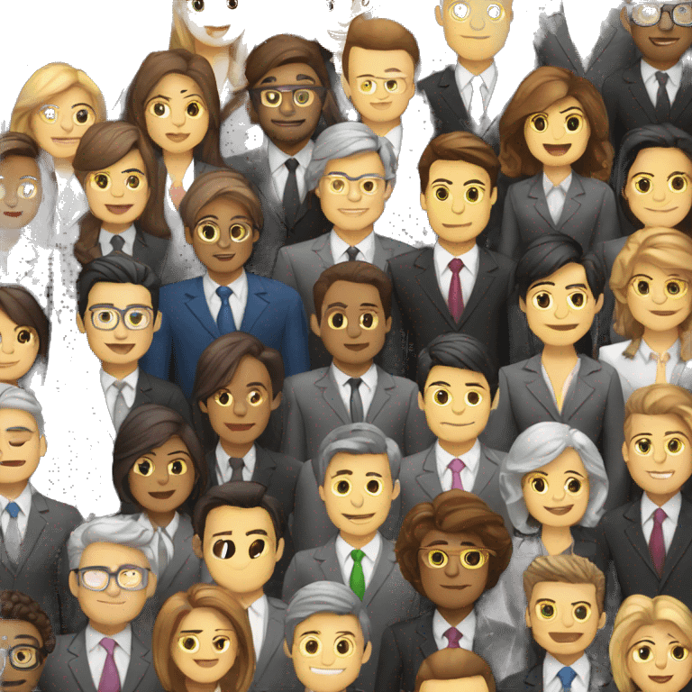 Group of business professionals  emoji