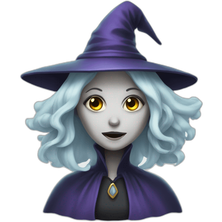 Ghost witch emoji