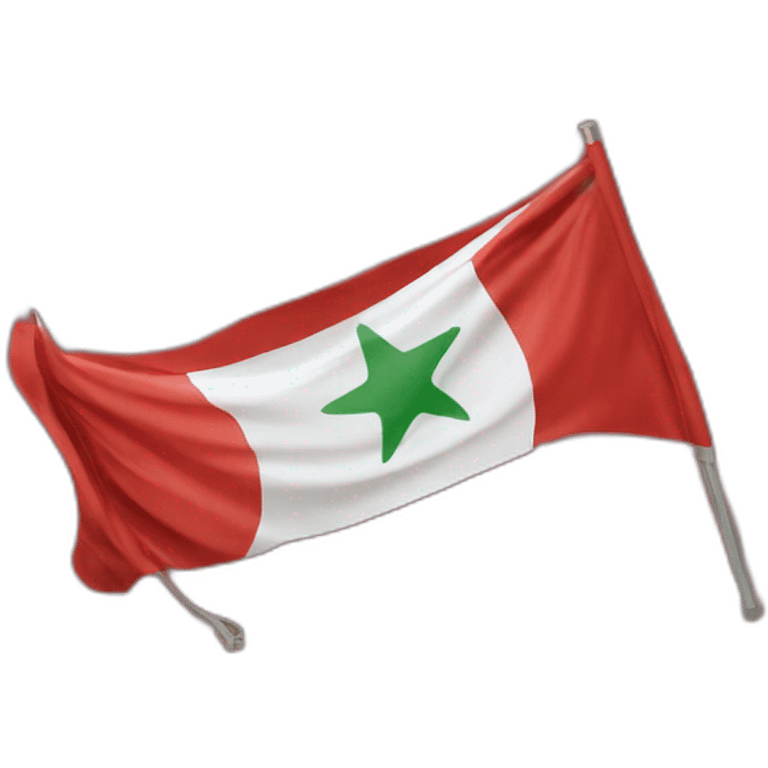 Le drapeau syrienne libre  emoji