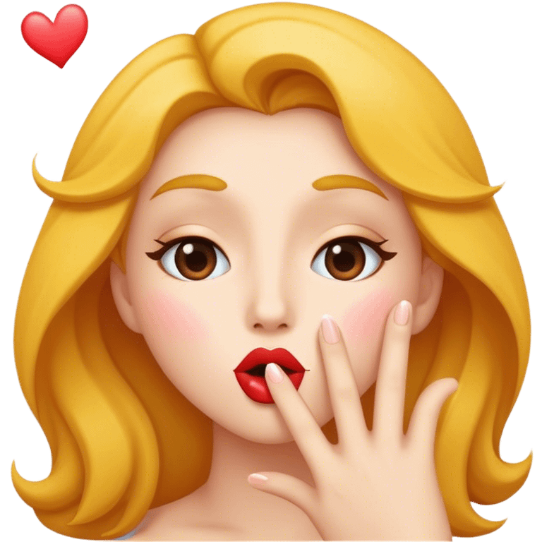 Blowing kiss emoji