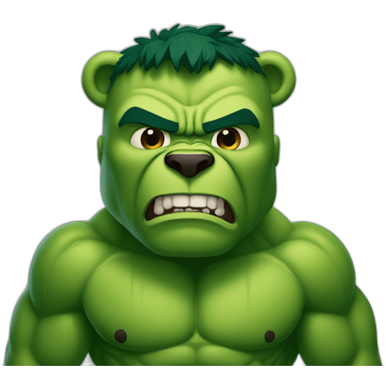 hulk bear emoji