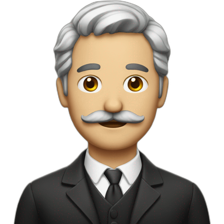 italian man with mustache emoji