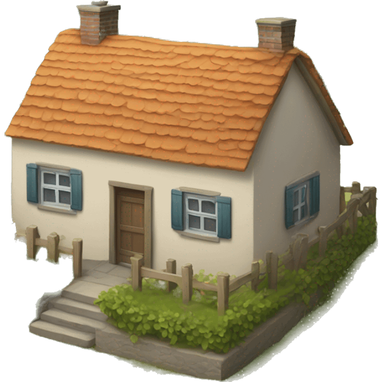 house in the village emoji