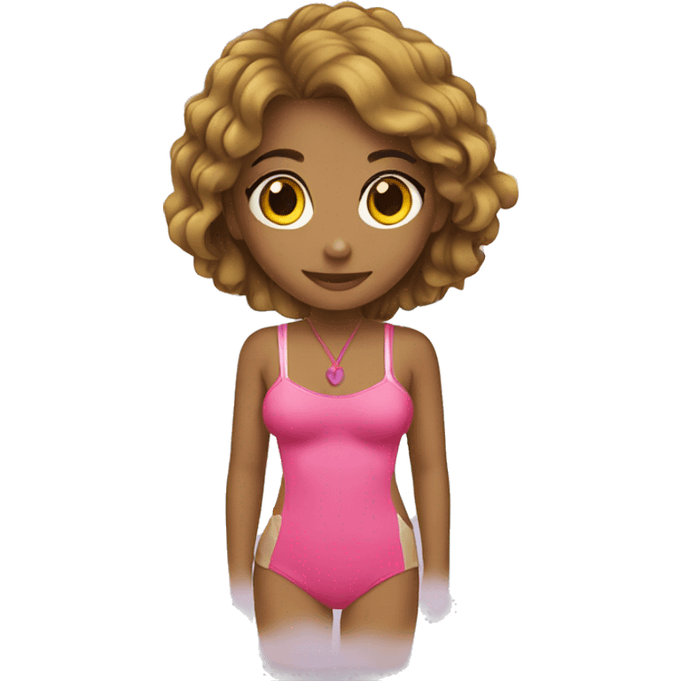  Girl beach  emoji