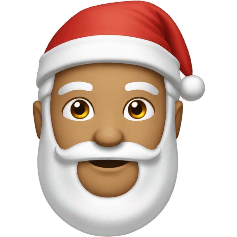 Santa clause with a ninja mask emoji