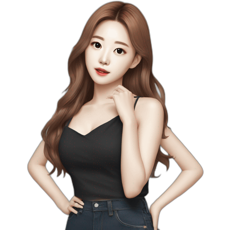 singer jiwoo emoji