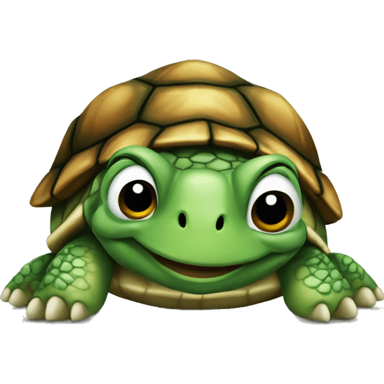 turtle with face emoji