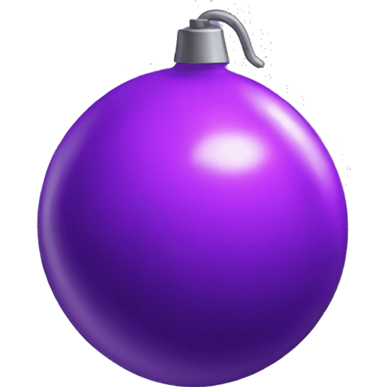 purple bomb emoji