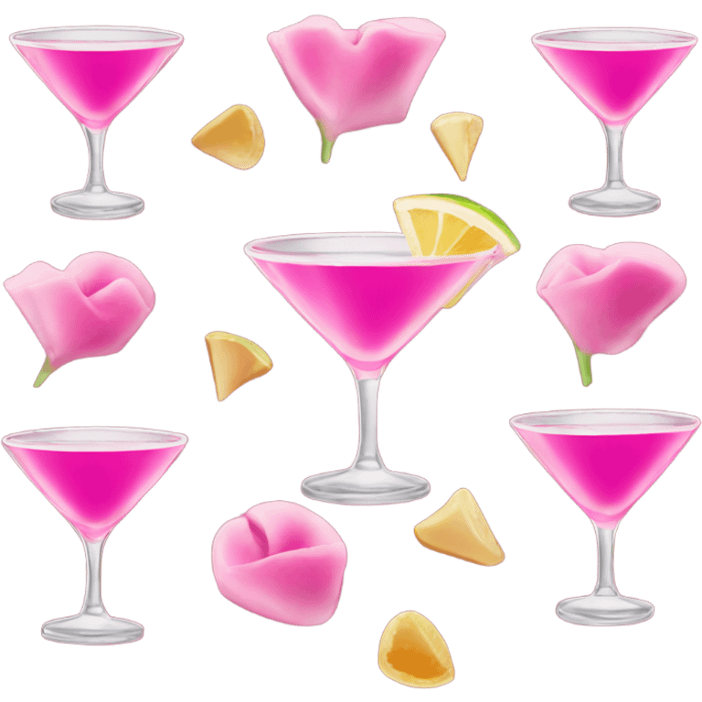 Pink martini  emoji