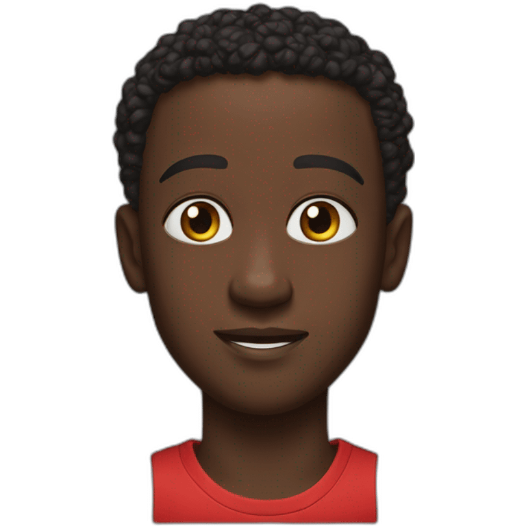 hyper realistic marques brownlee in red tshirt emoji