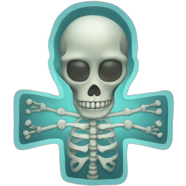 x-ray emoji